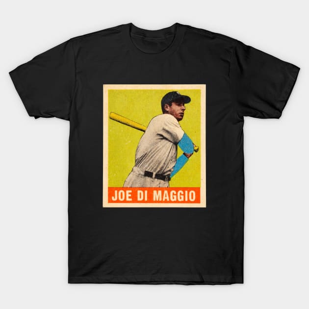 Joe DiMaggio 1948 Leaf T-Shirt by BlackBoxHobby